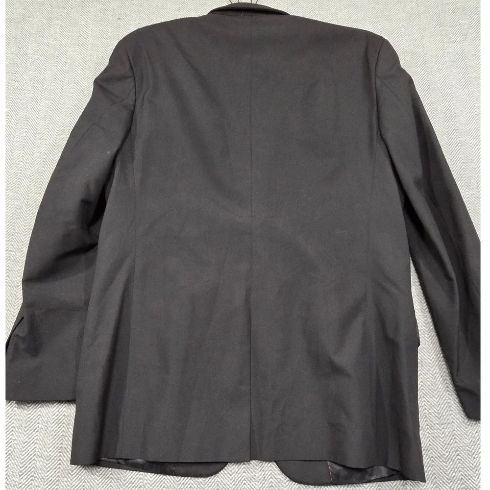 Alfani Mens‎ Slim Fit Blazer Black Solid Notch Lapel Sport Coat Medium M